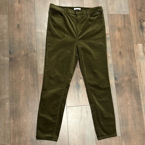 NWOT LOFT High Waist Skinny Cords - Picture 2 of 4